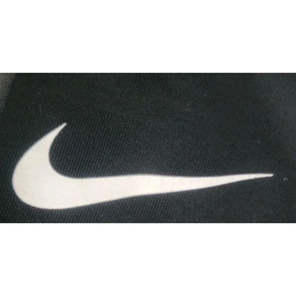 Nike Pro Dri Fit Women's 3/4 Zip Hoodie Jacket Medium Black Gray Hooded
